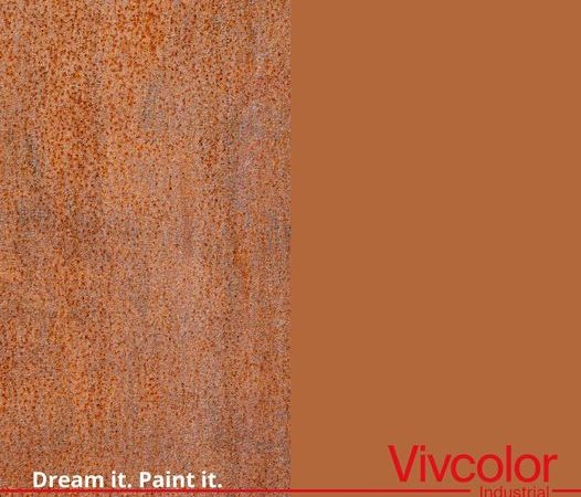 FINITURA ACRILICA EFFETTO CORTEN Finitura acrilica pigmentata bicomponente con elevate