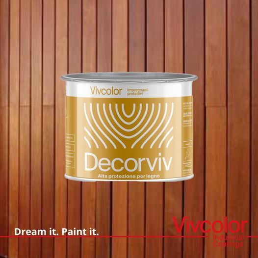 DECORVIV #Vernice impregnante monocomponente, idonea alla preservazione e coloritura del