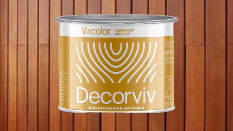 DECORVIV Vernice impregnante monocomponente, idonea alla preservazione e coloritura del
