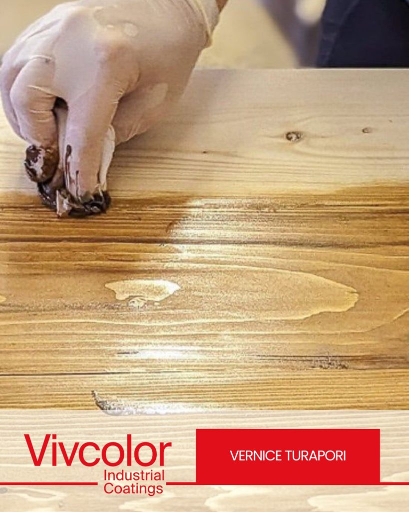 VERNICE TURAPORI: FONDO PREPARATORIO PROFESSIONALE PER LEGNO Questa vernice di