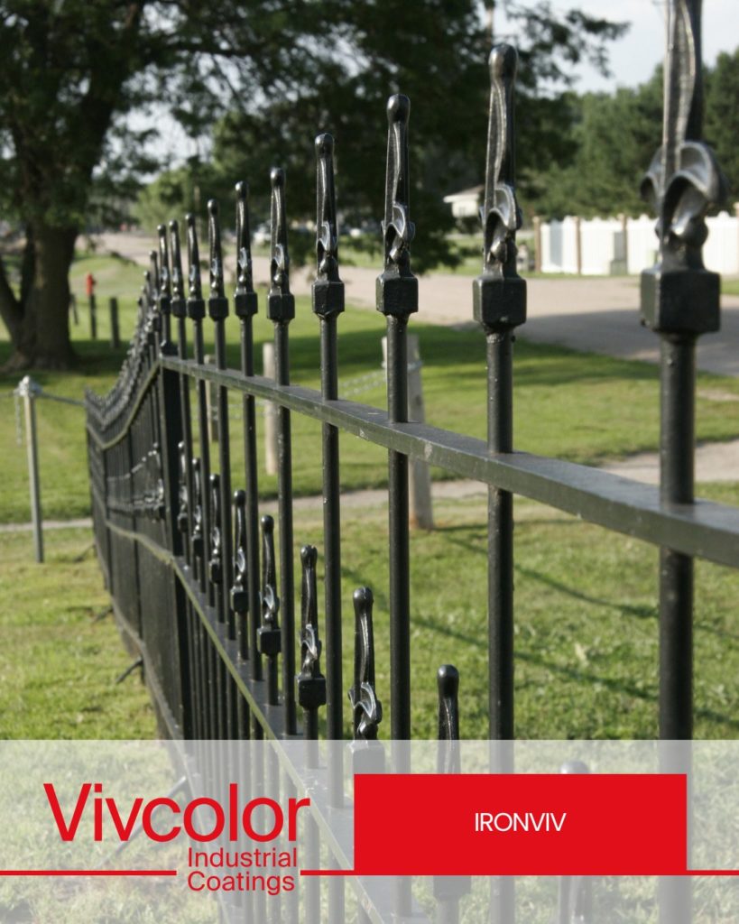 "Ironviv: monocomponent micaceous enamel for iron and galvanized this monocomponent