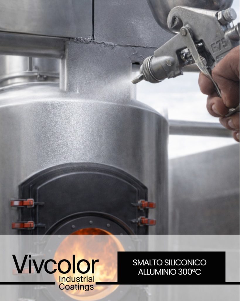 ÉMAIL SILICONE ALUMINIUM 300°C : PEINTURE ACRYLIQUE SILICONE RÉFLÉCHISSANTE L'émail de