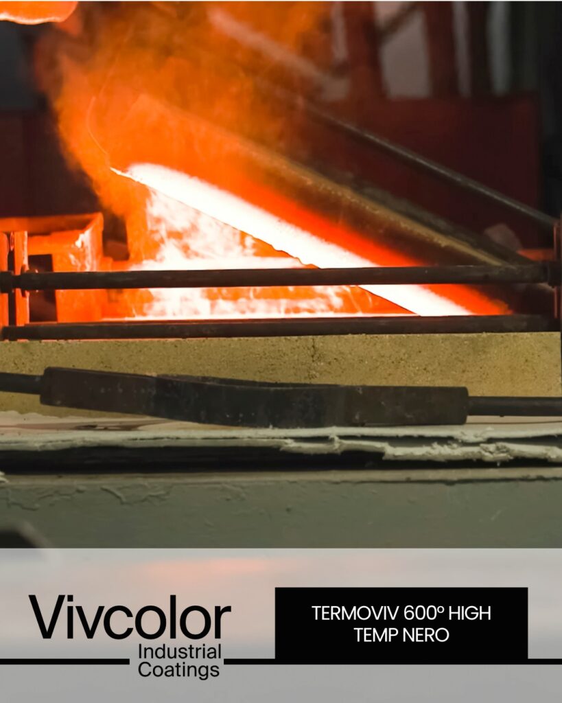 TERMOVIV 600° HIGH TEMP BLACK: SILICONE PAINT FOR EXTREME TEMPERATURES
