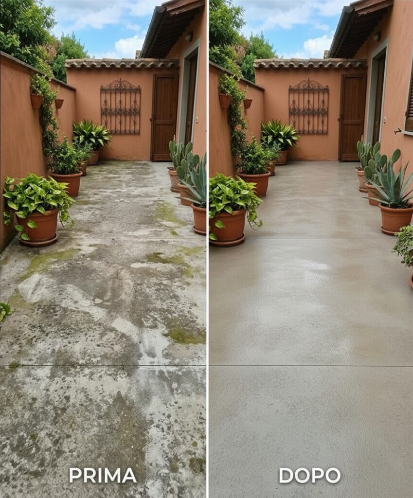 Hai fatto rifare il pavimento esterno e dopo un inverno