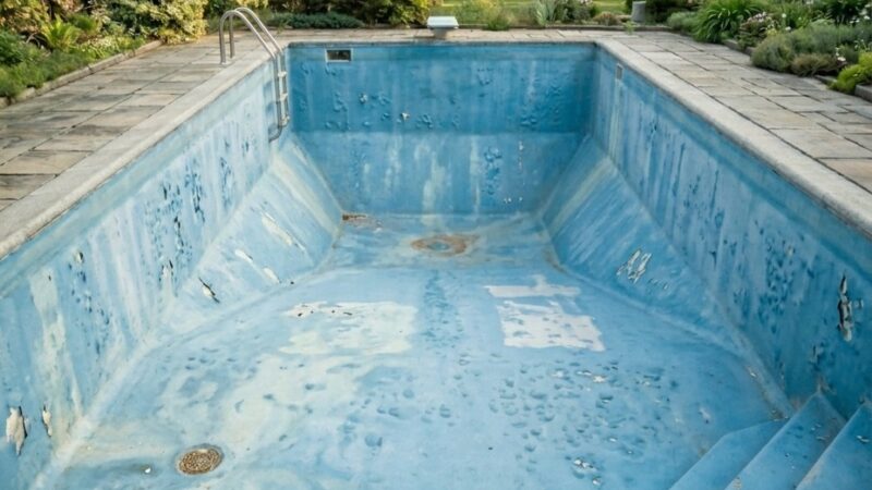 L'estate si avvicina e la tua piscina in cemento mostra