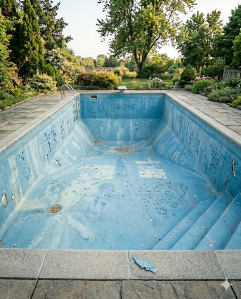 L'estate si avvicina e la tua piscina in cemento mostra