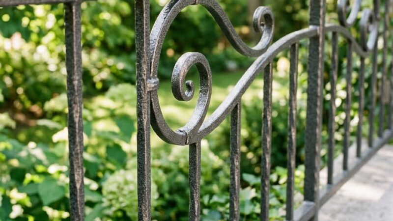 Ringhiere, cancelli, arredo da giardino: col tempo il ferro di