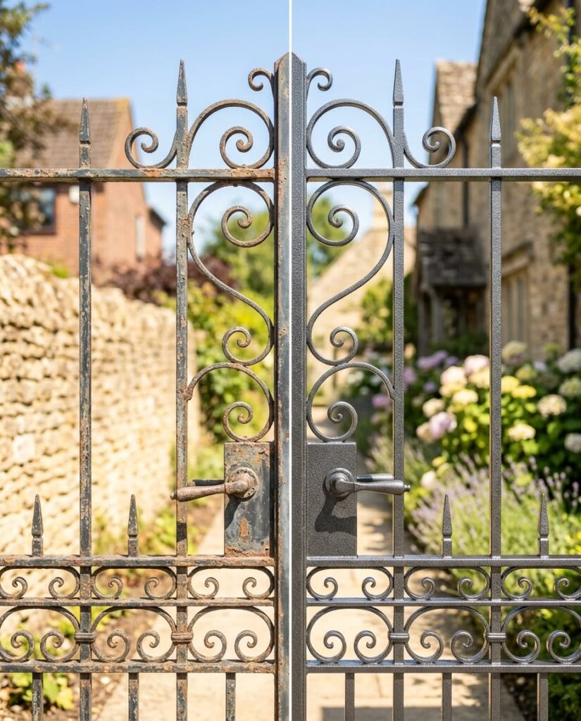 A rusty gate is not a gate to throw away.