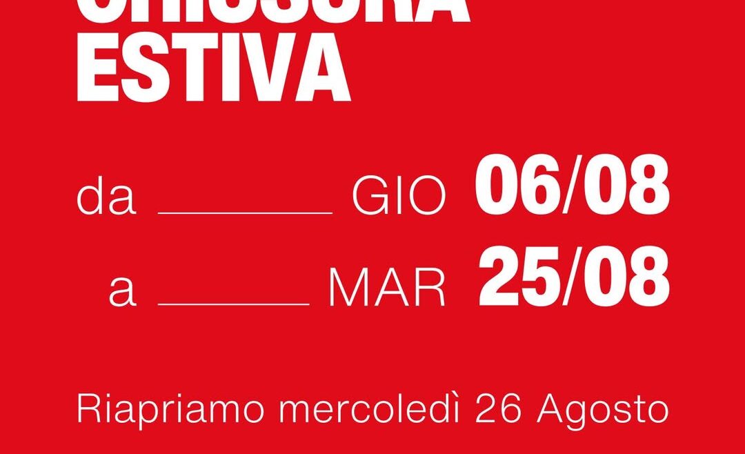 Fermeture estivale Vivcolor s'arrête du jeudi 6 au mercredi 26