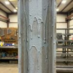 On a vertical beam the thickness is everything. That's where